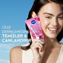 Nıvea Aqua Rose Organik Gül Suyu Içeren Makyaj Temizleme Jeli 150 Ml, Nemlendirici, Canlandırıcı