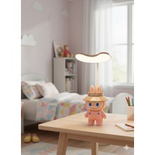 Silva Nature Sevimli Labubu Figürlü LED Masa Lambası | Çocuk Odası & Gece Lambası