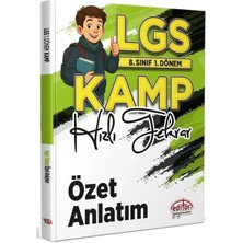 Anla Kazan Yayınları Editör 2026 8. Sınıf Lgs 1. Dönem Tüm Dersler Hızlı Tekrar Özet Anlatım
