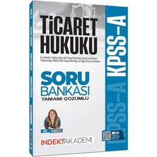Anla Kazan Yayınları Indeks 2026 Kpss A Grubu Ticaret Hukuku Soru Bankası Çözümlü