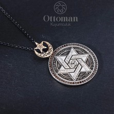 Design Ottoman Kuyumculuk Mührü Aşk Eşlere Özel Gümüş Kadın Kolye