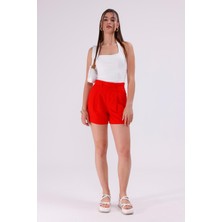 La Pante Siyah Mini Şort