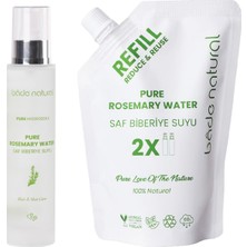 Bade Natural Biberiye Dökülme Karşıtı ve Güçlendirici Refill Saç Bakım Seti