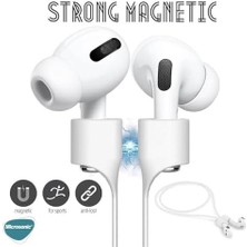 4.nesil/anc Manyetik Mıknatıslı Kulaklık Ipi Siyah [airpods 4 ile Uyumlu Kılıf - Siyah]