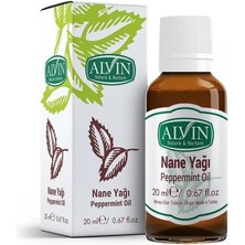 Alvin Nane Yağı Peppermint Oil, Doğal, 20 ml