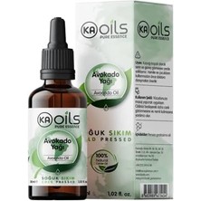 Kaoils Avokado Yağı 30 ml | Soğuk SIKIM%100 Saf & Doğal | Avocado Oil | Cilt & Saç Için Yoğun Nemlendirici Bitkisel Yağ – E Vitamini ve Yağ Asitleri Içerir
