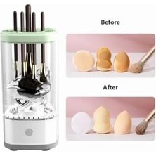 Yeni Nesil 5V Type-C Kablolu Makyaj Fırçası Temizleme Makinesi Allık Pudra Fondöten Temizleme Cihazı