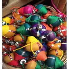 Nostaljik Ahşap Topaç Oyuncak 5'li Demet