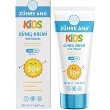Zühre Ana Kids Çocuk Güneş Kremi Spf 50+ Uva Uvb Leke Karşıtı Yüksek Koruma + E Vitamini 50 ml