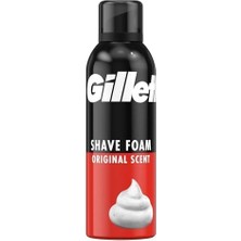 Gillette Orijinal Hassas Cilt İçin 200 ml Tıraş Köpüğü Profesyonel Tıraş Deneyimi Sunar
