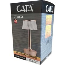 Rio Şarjlı Masa Lambası CT-8434 Tek Anahtarla 3 Renk