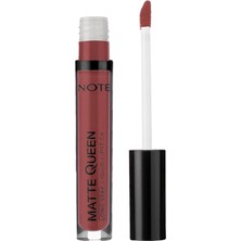 Note Matte Queen Lipstick 22 Etheral Taupe Kalıcı Likit Ruj, Kahverengi