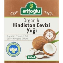Arifoğlu Organik Hindistan Cevizi Yağı (200 Ml)