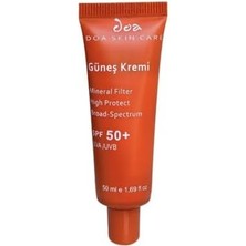Doa Skin Care Mineral Filter Güneş Kremi SPF50+ (50ML)