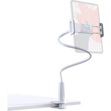 70 cm Akrobat Esnek Tablet ve Telefon Tutucu Beyaz