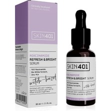 SKIN401 %10 Niacinamide Aydınlatıcı Serum 30 ml Cilde Nem Kazandırır Dermatolojik Olarak Test Edilmiştir