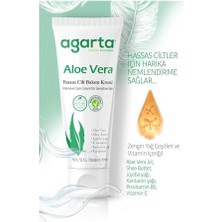 Doğal Aloe Vera Nemlendirici El ve Cilt Bakım Kremi 75 ml x 3 Adet