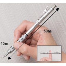 1000 Metal Gövdeli, Gizli Uçlu, Teknik Çizim ve Yazı Için Mekanik Kurşun Kalem, 0.5 Mm, Orijinal Kutusunda