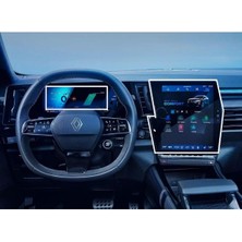 Mobilite Renault Austral ile Uyumlu 2025 12 Inç (Büyük Ekran) Multimedya ve Gösterge 2li Set 9h Ekran Koruyucu