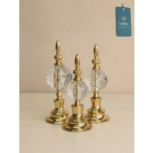 YNSK 3'lü Dekoratif Alem Kristal Top Küre & Obje