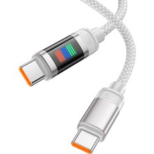 Najmaddin Hoco U126 Lantern 100W Type-C To Type-C Hızlı Data ve Şarj KABLOSU-(5775) - NJ001P-4GLUP4