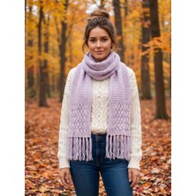 As Reyon Saçaklı Triko Atkı Şal