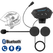 Epilons BT12 Kask Kulaklık Bluetooth Motosiklet Kulaklık Interkom Motorsiklet Kulaklık