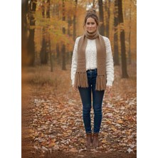 As Reyon Saçaklı Triko Atkı Şal