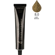 Perfect Shine Permanent Profesyonel 100ml - Yoğun Açık Kumral/Doğal Sarı(NATURAL- 8.0)