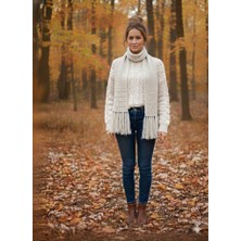 As Reyon Saçaklı Triko Atkı Şal