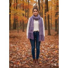 As Reyon Saçaklı Triko Atkı Şal