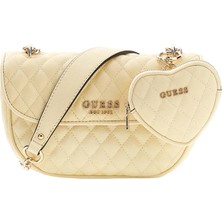 Guess Atabey Dönüştürülebilir Çapraz Askılı Kadın Sarı Omuz Çantası HWQG9894210-YEL