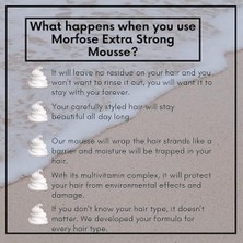 Morfose Saç Köpüğü Ultra Strong 200 Ml. (Siyah) 1 Paket (1 x 1 Adet)