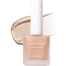 A'pıeu Cilt ile Bütünleşen Kalıcı Likit Aydınlatıcı Juicy-Pang Water Highlighter GD01