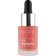 Note Drop Highlighter 01 Pearl Rose Işıltılı Likit Aydınlatıcı