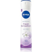 Nıvea Fresh Sensation Kadın Sprey Deodorant 150 Ml,72 Saat Anti-Perspirant Koruma