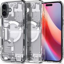 16 Ince Kılıf Ultra Sararma Karşıtı Duraclear™ Hava Kanalı Teknolojisi™ Askeri Sınıf Koruma Magfit Zero One Tasarım Kapak - ACS08079