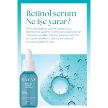 Rayas Kırışıklık ve Yaşlanma Karşıtı Aydınlatıcı Retinol Serum Ascorbıc Acıd,%1 Retinol & Ceramides 30 ml