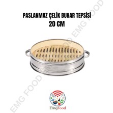 Paslanmaz Çelik Buhar Tepsisi 20 cm