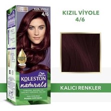 Wella Koleston Naturals 4/6 Kızıl Viyole Saç Boyası Yoğun Renk Pigmentleri ile Kalıcı Etki