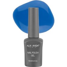 Alıx Avıen Deniz Mavi Kalıcı Oje 85-Yoğun Renk Veren Jel Oje 12 Ml-Nail Uv Gel Polish 85