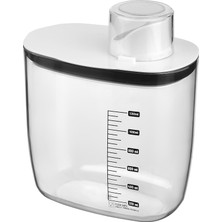 Hava Geçirmez Vakumlu Deterjan Saklama Kabı - Kendinden Ölçekli Vakum Kapaklı Deterjanlık 1200 ml