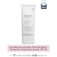 The Purest Solutions Lekeli Ciltler Için Antioksidan Destekli Güneş Kremi, 50+ Spf Uva/uvb Blemish Defense, Antioxidant Protection