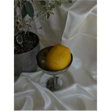 & Metal Yüksek Ayaklı 13 cm Çerez Sunum Kadehi