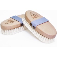 %100 Doğal At Kılı Masaj ve Kuru Fırçalama Için Gri Kemerli Vücut Peeling Selülit Fırçası