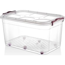Mıenca Şeffaf Plastik Saklama Kabı (50 Lt)