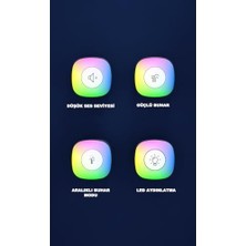 400 ml Ultrasonik Hava Nemlendirici Ortam Nemlendirici Işıklı Hava Nemlendirici Buharlı Nemlendirici Buhar Makinesi ve Aroma Difüzörü H2O Nemlendirici Oda Nemlendirici Hava Temizleyici (Beyaz)