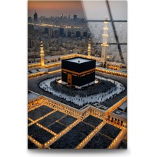 Myphotostation Gün Batımında Kabe Dekoratif Temperli Cam Tablo, Modern Uv Baskılı Duvar Tablosu, Salon ve Ofis Için Şık Duvar Dekoru