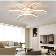 Modern Beyaz Plafonyer Tavana LED Aydınlatma, Şık ve Zarif Tasarım