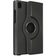 Ozlstor Newface Lenovo Tab M8 Kılıf 360 Tablet Deri  Kılıf - Siyah